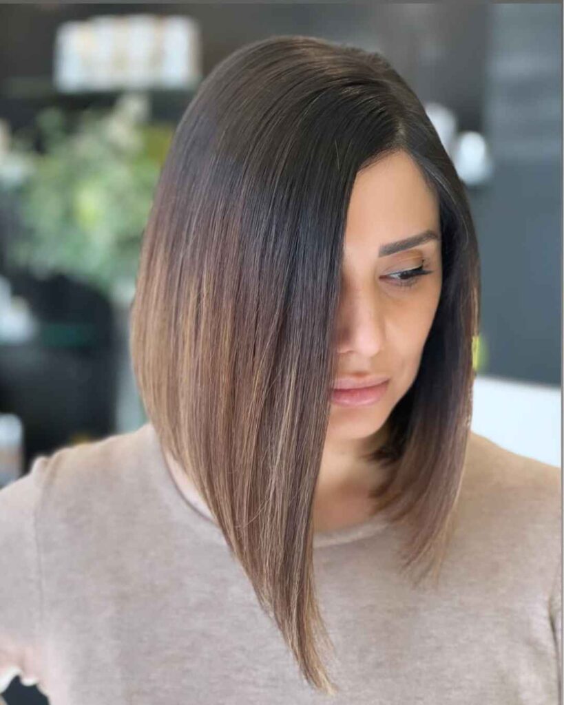 The Bold Asymmetrical Straight Cut