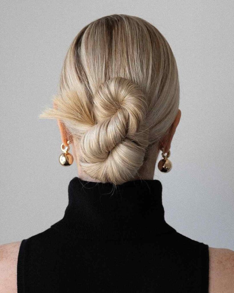 Sleek Low Bun or Chignon