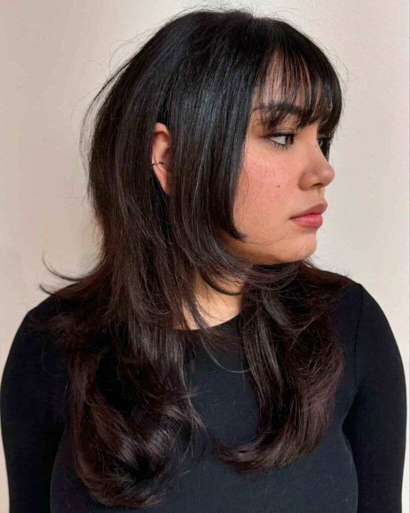 Straight with Wispy Bangs
