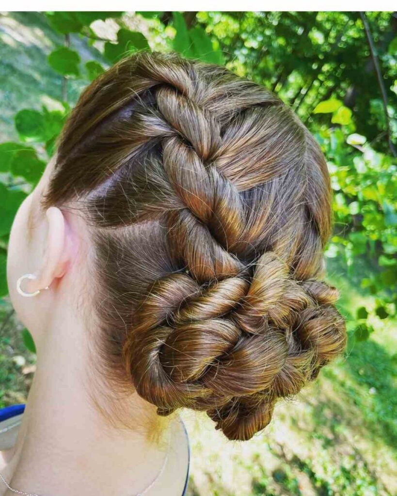 The Rope Braid Updo: