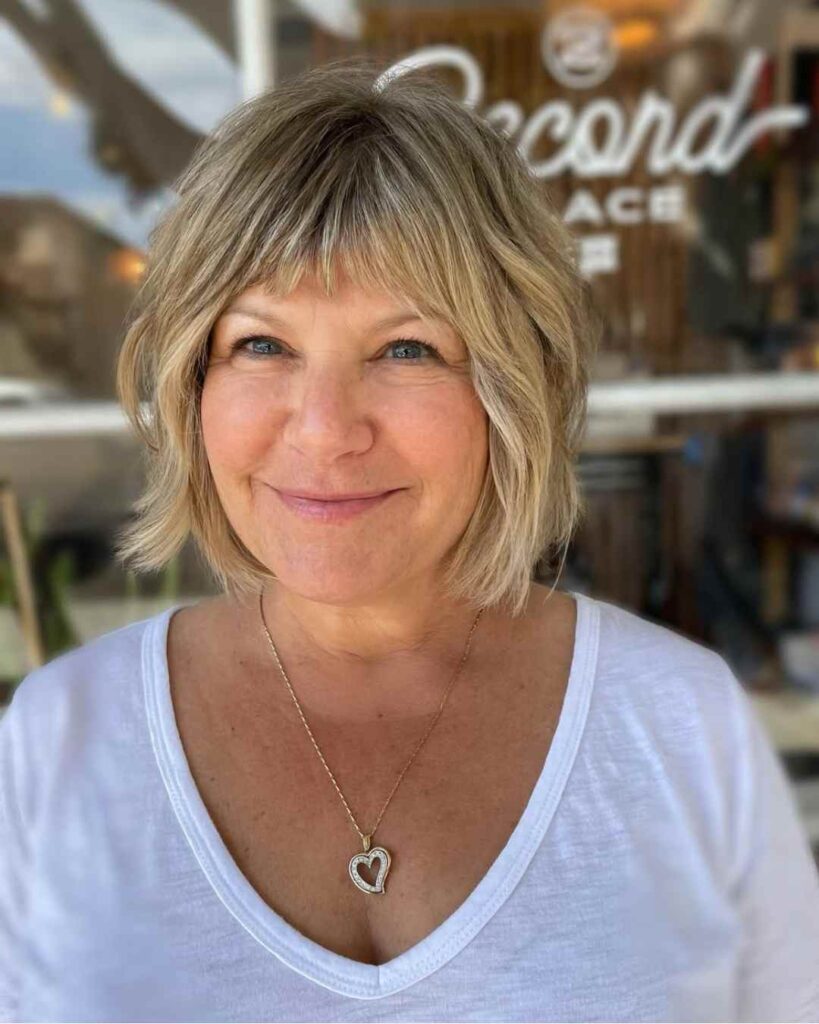 The Short Shaggy Bob