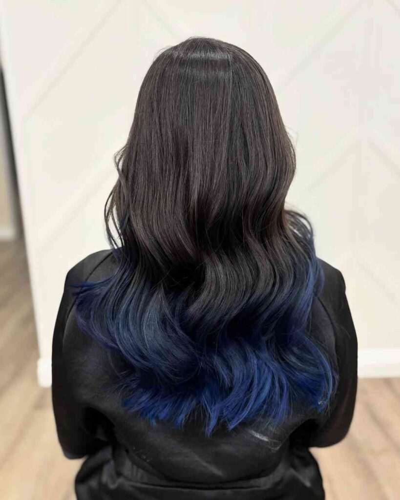 13. Icy Blue Tips