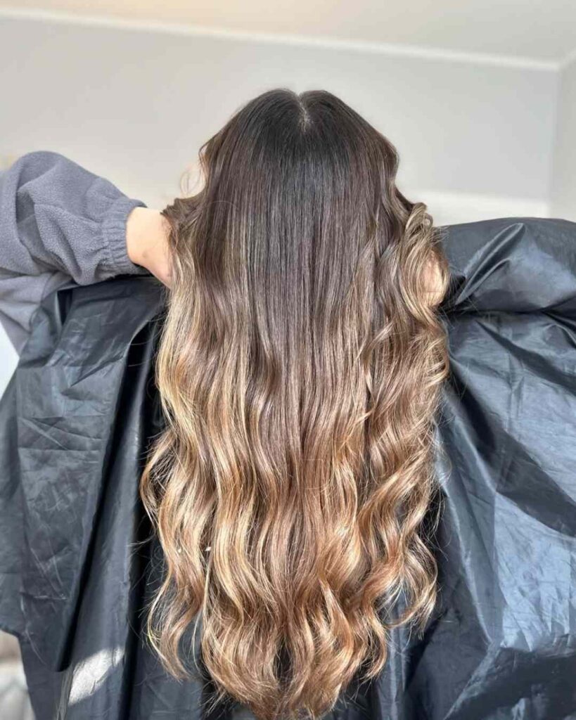  Caramel Iced Latte Balayage
