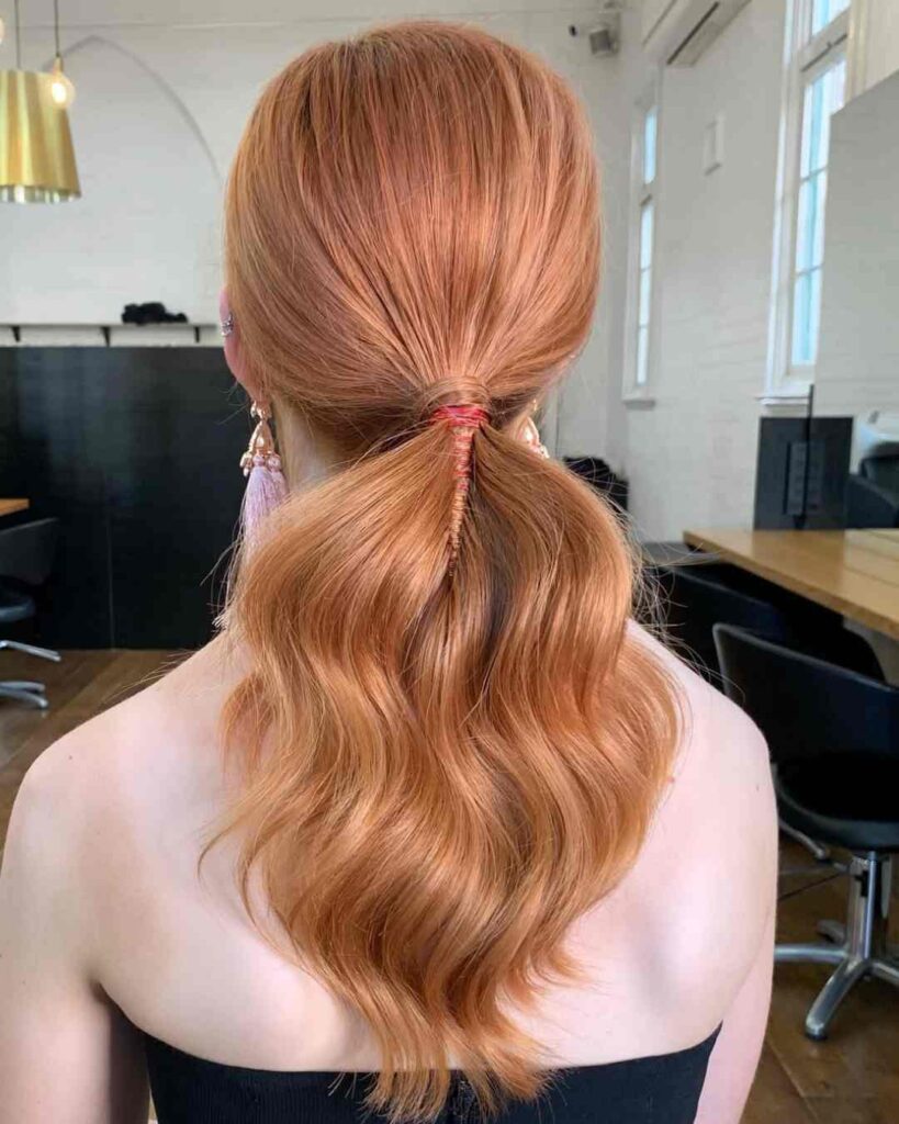 The Textured Ponytail Butterfly