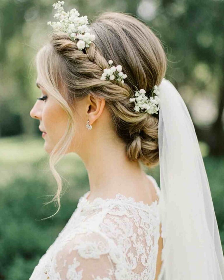 wedding hairstyles for thin hair that add volume