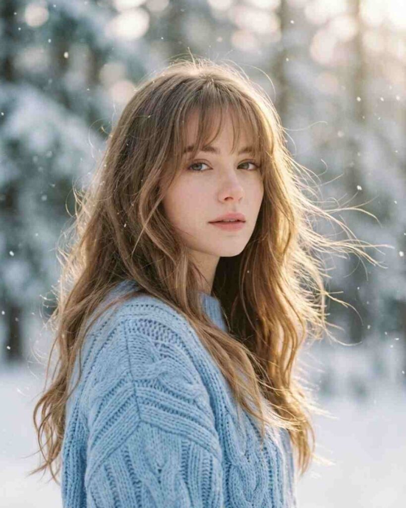winter-ready bangs