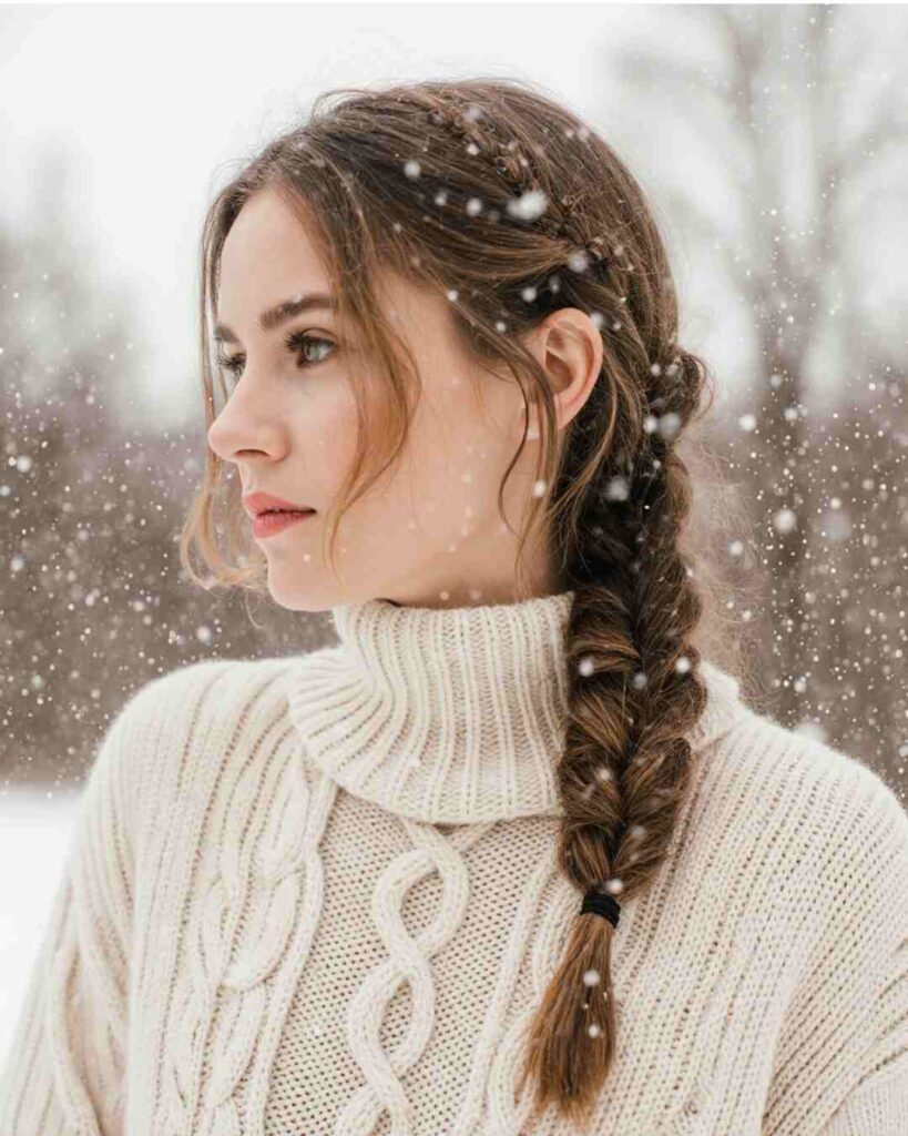 Winter Hairstyles for Medium-Length Hair