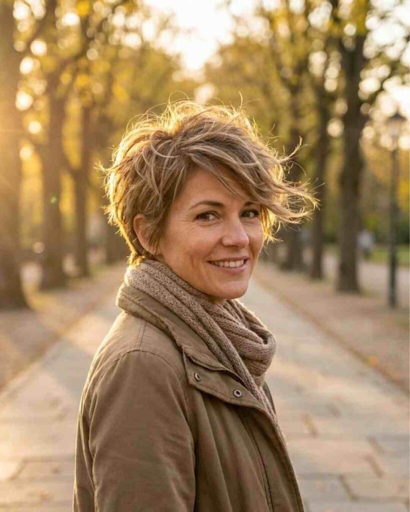 pixie cuts for thick hair