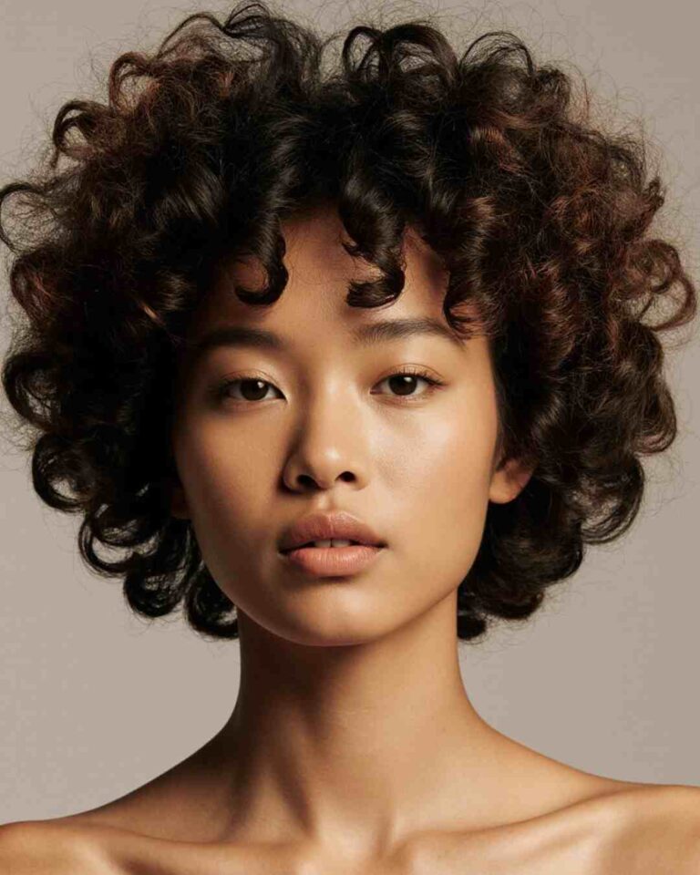 Volume-Boosting Short Cuts for Thin Curly Hair