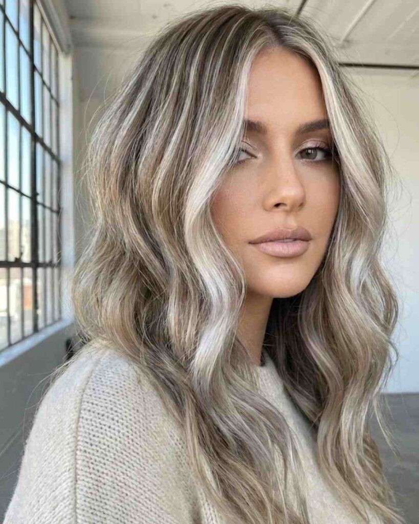 frosted blonde highlight ideas