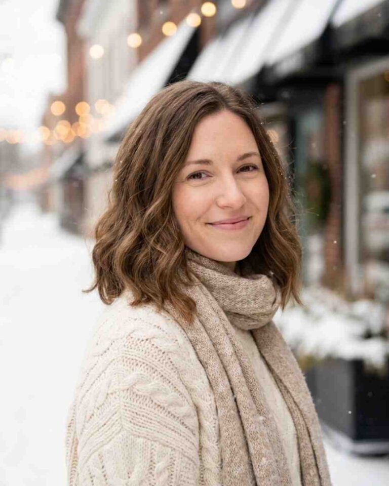 Cozy & Chic Shoulder-Length Hairstyles for Winter